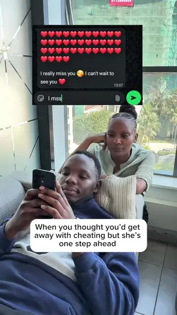 You really thought you'd get away with cheating... but she was already one step 