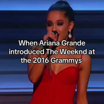 Ariana introducing Abel at the Grammys is too perfect. Ari’s album petal drops e
