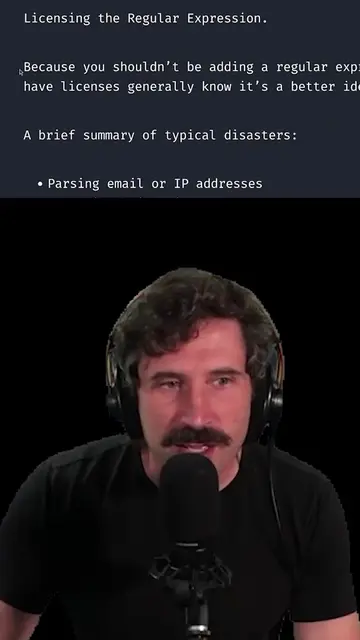 Regexing without a license