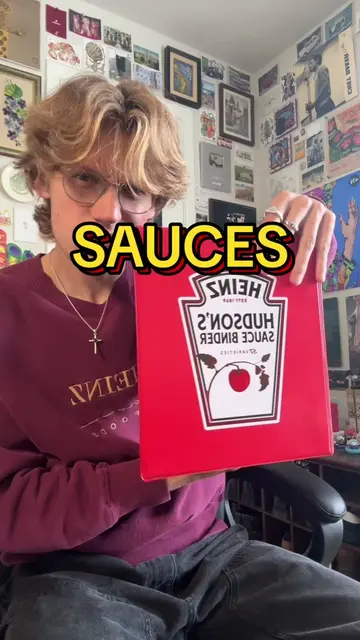 sauce packet binder comeback?!? #sauces #sauce #saucepacket 