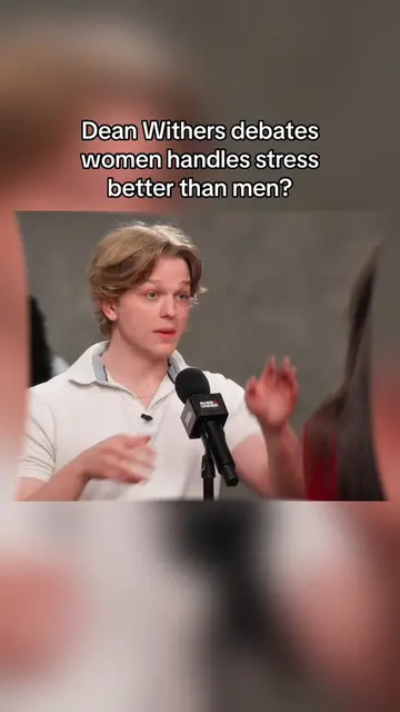 Dean withers debates if women deals stress better than men❓ #TikTokCampaign #Soc