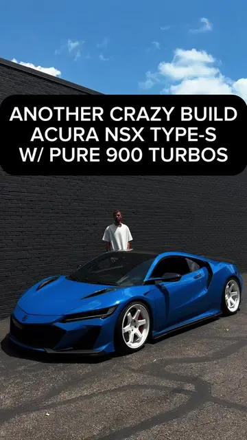 Another elite build on an Acura NSX Type S ‼️. This one in Long Beach Blue, with