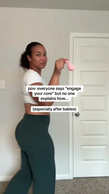 Everyone is telling you to engage your core, especially after babies, for the ex