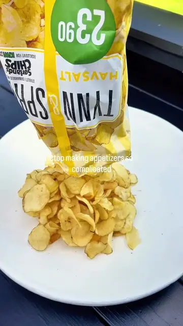 STOP MAKING APPETIZERS SO COMPLICATED 🤍  Ingredients: * Salted potato chips * C