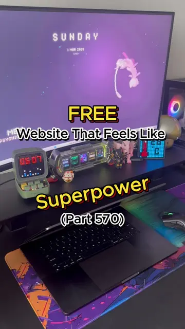 Free website that feels like superpower (Part 570) Ready to level up your traini