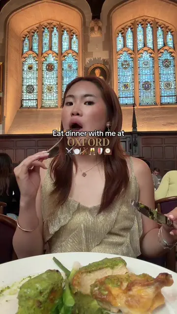 Who has better food? Oxford or Harvard🤔🍽️ eat dinner with me at Oxford univers