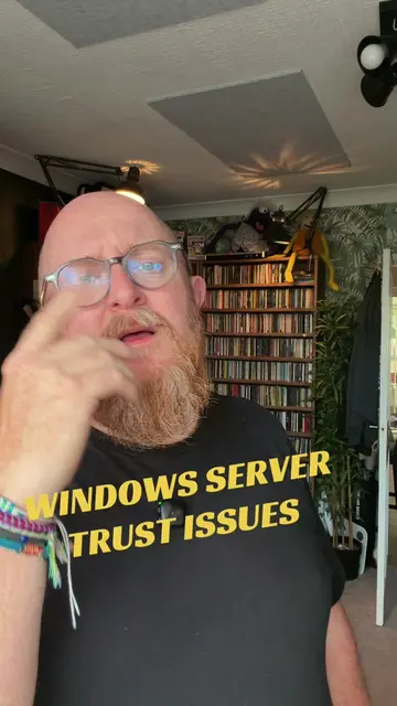 One for my IT people! Windows Server 2025 has a domain trust bug that Microsoft 