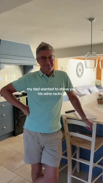 My dad wanted to you show you all his wine racks so be nice!!! also watch to the