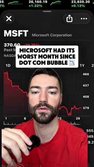 Microsoft wiped out $570 billion in market cap after having its worst month sinc