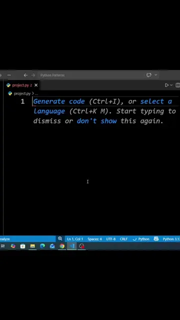 Wait for python Animation ✨👉🏻#programming #python #developer #coding #computer