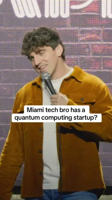 Miami tech bro has a quantum computing startup? #comedy #techbro #miami #quantum