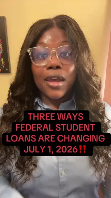 Student loans as we know it change tomorrow #studentloans #usnews #fafsa #trump 