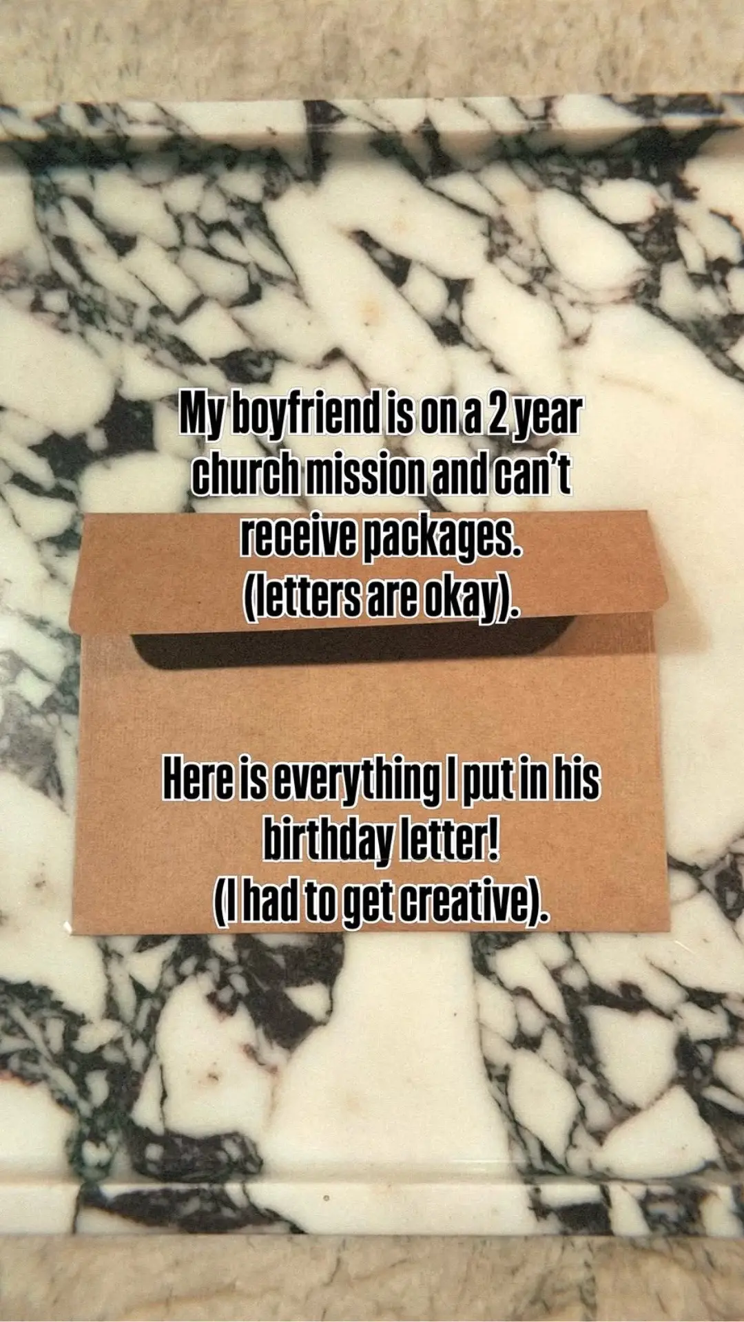 How did I do?! #missionarygirlfriend #birthday #gift #longdistancerelationship #