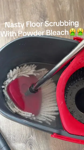 Nasty floor Scrubbing with Powder and omg wait for the dump🤮🤮🤮 #creatorsearch