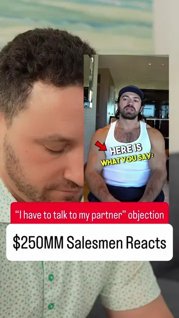 Reacting to Alex Hormozi sales objection handling  I do not agree with this “I n