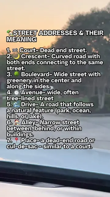 Nobody told me my street name actually meant something when I bought my first ho