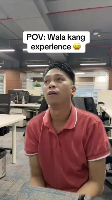 POV: Wala kang experience kaya pinipilit mo na lang 😅 #applicant #jobseeker #jo