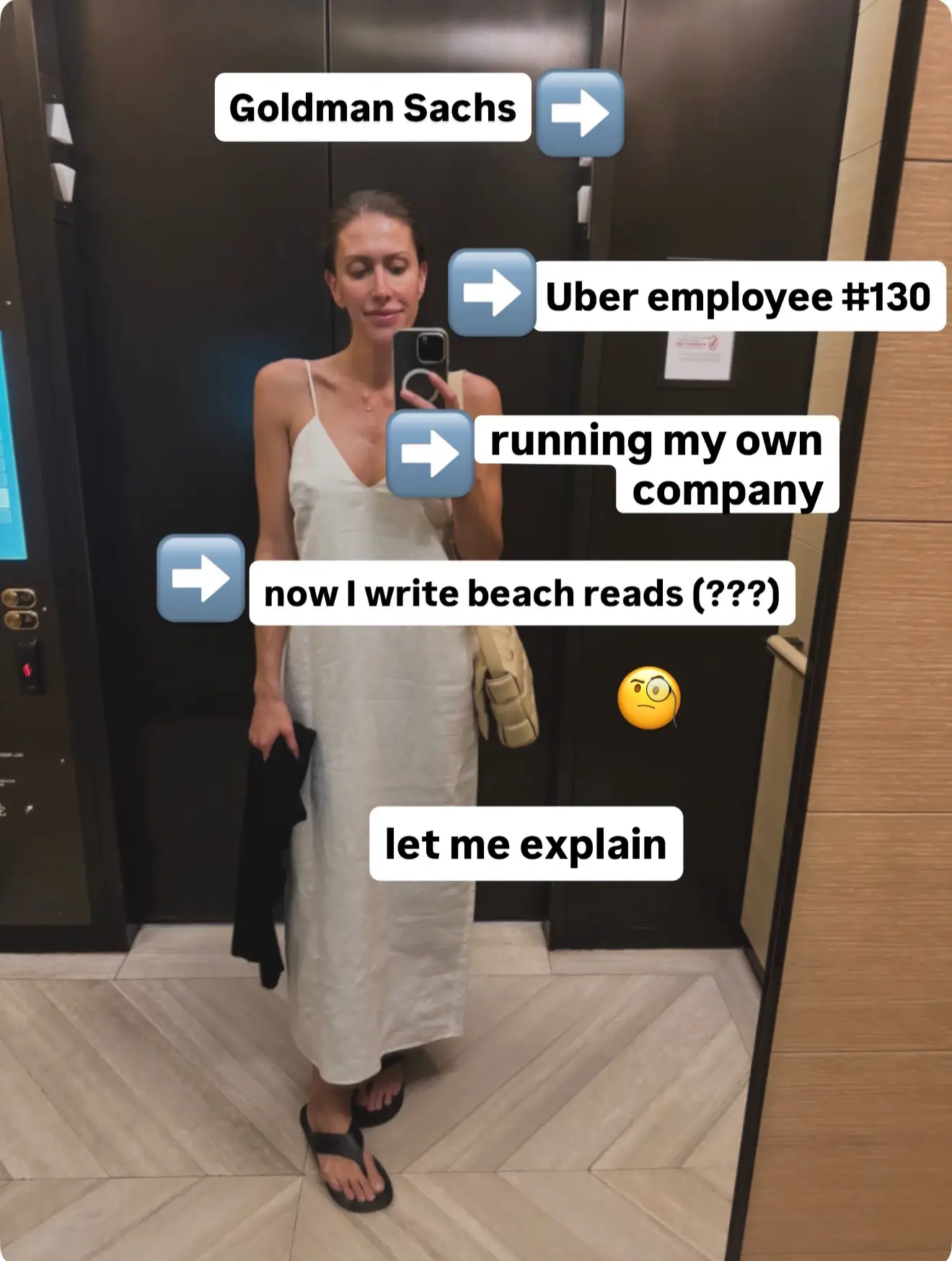 Goldman Sachs → Uber #130 → running my own company → now I write beach reads??? 