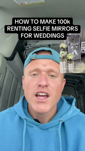 How to make 100k just renting out SELFIE MIRRORS for weddings #SmallBusiness #bu