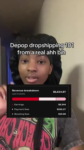 Depop breaks it down in weird sections but just know this was 6.6k and I was ina