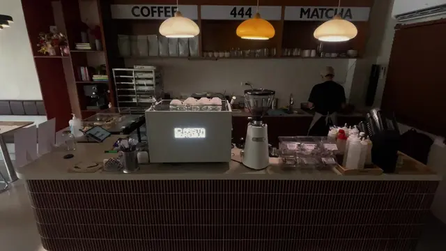 new café alert ☕️✨ a cozy new spot to check out in davao city. • 444 Coffee Surv