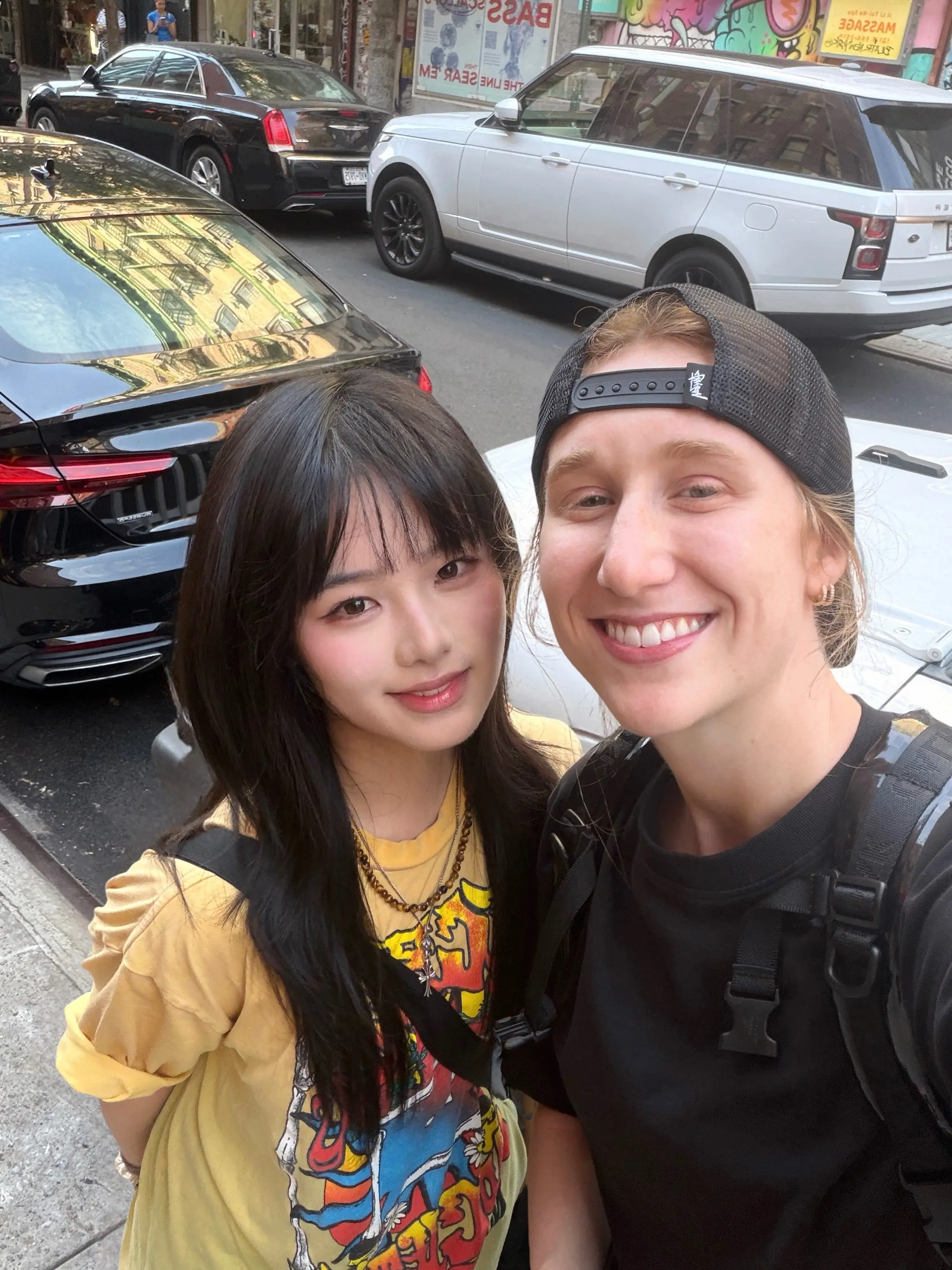 ran into @Katie today😇 my fav most charming streamer🤍💗 #katieb #nyc #lastdayo