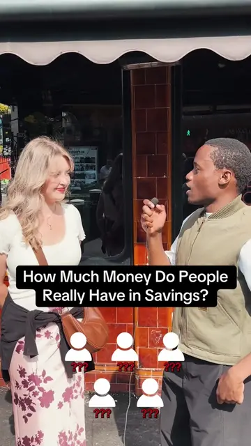 I Asked Strangers How Much They Have Saved #savings #moneysaving #money #fyp 