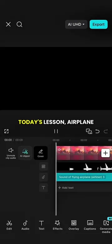 Episode 57 | Airplane opening animation #CapCut #capcutpioneer #tiktoktips #tuto