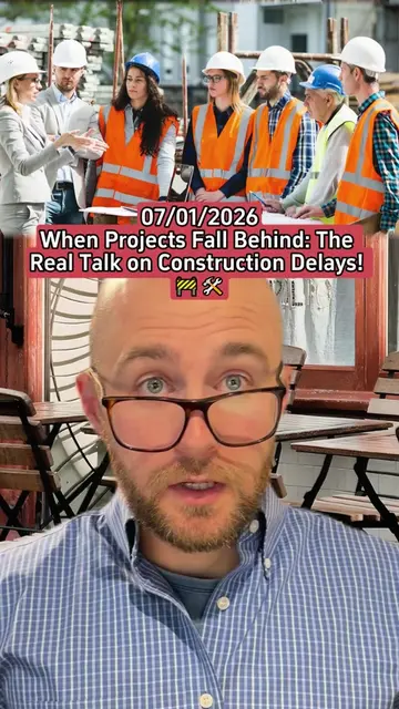 When Projects Fall Behind: The Real Talk on Construction Delays! 🚧🛠️ #Construc