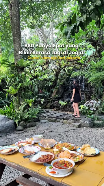 Jogja vibes tanpa harus keluar BSD! 🌿✨ Kalau lagi kangen suasana Jogja, wajib m