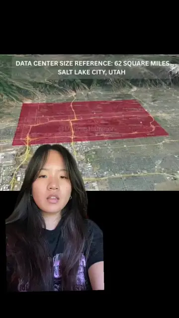 The new data center in Utah is how big???? #datacenter #ai #utah #environment #e