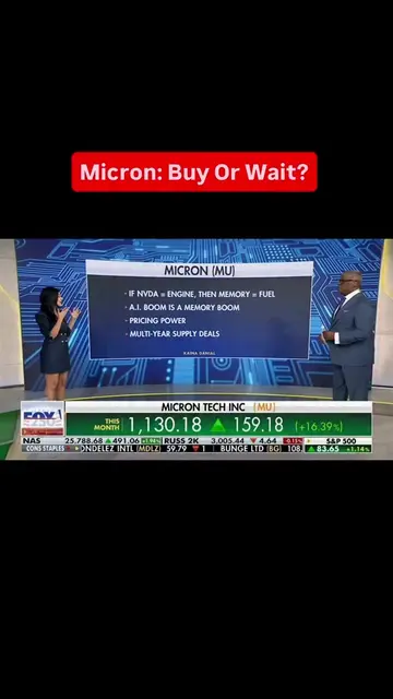 You’re the referee. Does MU stock (Micron) crash first, or am I waiting forever?