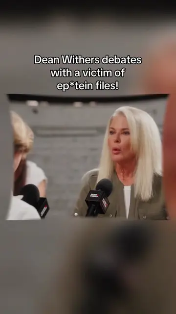 Dean Withers debates with a victim of ep*tein files‼️ #TikTokCampaign #Soccer #d