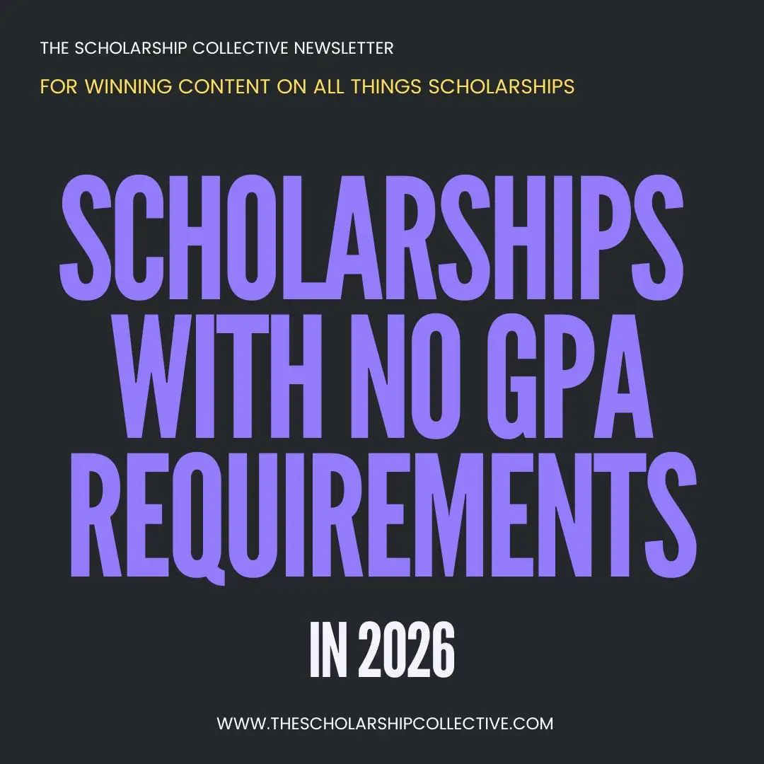You can find all these scholarships at thescholarshipcollective.com #scholarship