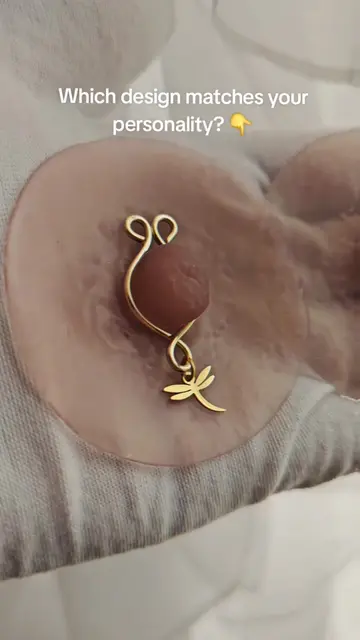 Unique Body Jewelry No Piercing Required #uniquejewelry #bodypiercing #trendingf