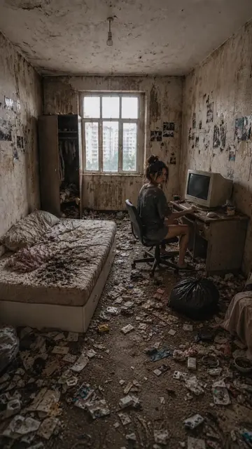 From disaster room to luxury bedroom 😳 More satisfying every second.. #beforean