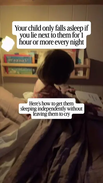 You’ve tried everything & your child still can’t fall asleep without you Even wh