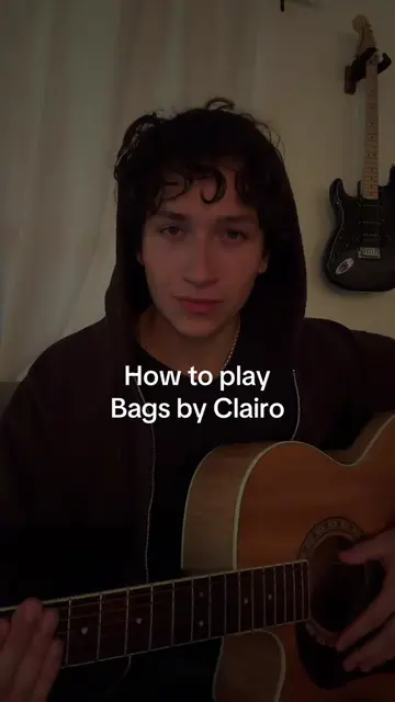 how to play bags. #clairo #guitar #tutorial