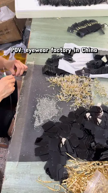 POV: eyewear factory in China #factory #eyewear #glasses #B2B #wholesale 