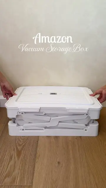 🔗In Bio! Vacuum Storage Box🤍 #amazonhome #spacesaving #vacuumbag #homeorganiza