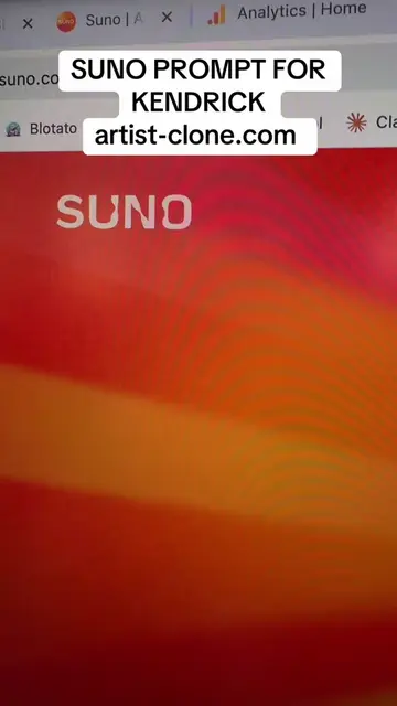 The Suno prompt for Kendrick Lamar. #AIMusic #Suno #kendricklamar 