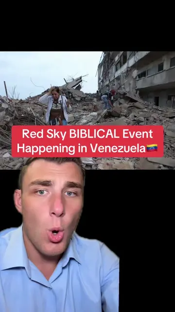 Red Sky BIBLICAL Event Happening in Venezuela🇻🇪 #Jesus #God #earthquake #bible