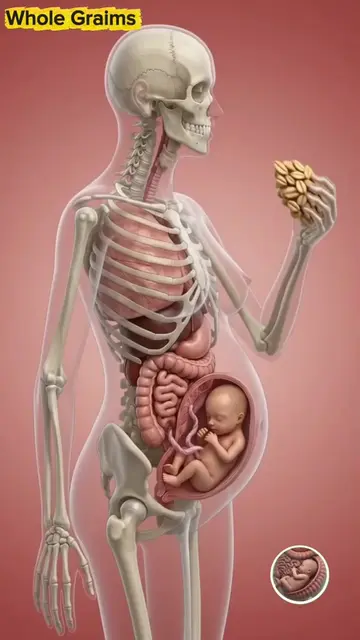 What Happened Inside your Body When you Eat WholeGrains During pregnancy 🤰 #tik
