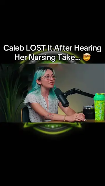 Caleb LOST It After Hearing Her Nursing Take… 🤯  #fyp #financialaudit #calebham