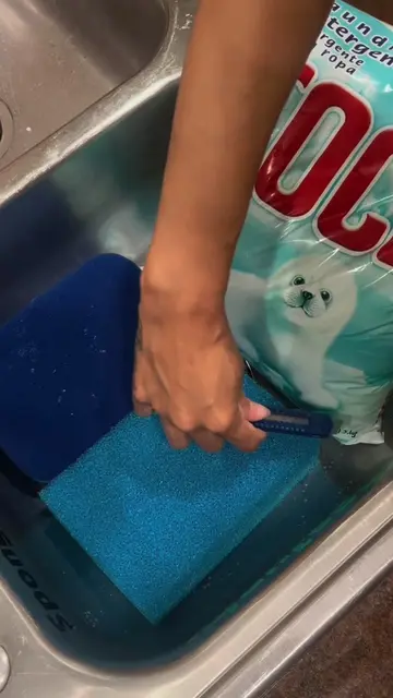 ❀ 97 seconds of water x laundry powder with foca, blanca nieves, roma, ariel,tid