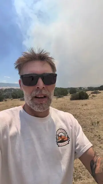 Day 3 update from the Aspen Acres Fire 🔥 Colorado City is now being told to sta