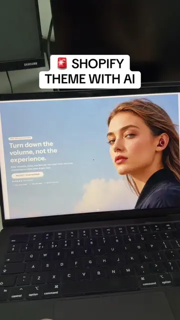 These Shopify full page templates + AI can create entire pages for brands #shopi