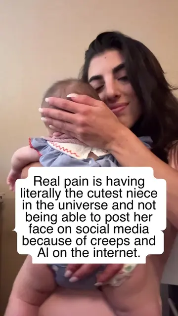 Real pain is having the cutest niece ever and not being able to post her face on