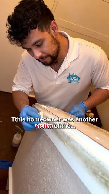 This homeowner was another victim of the 5 hours for $800 deep cleaning scam!  C