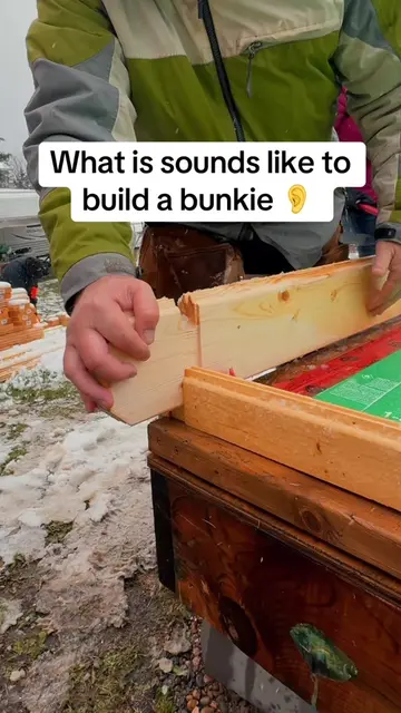 This is what it sounds like to build a Bunkie... Comment "sprucewood lodge" for 